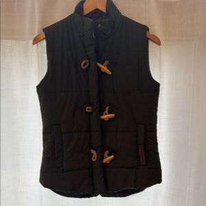 Hunter green puffy vest